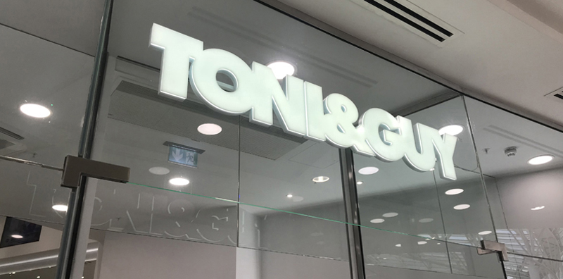 <h2 class="1st-title">Toni & Guy</h2>
<h2 class="2nd-title">RETAIL SIGNAGE</h2>
