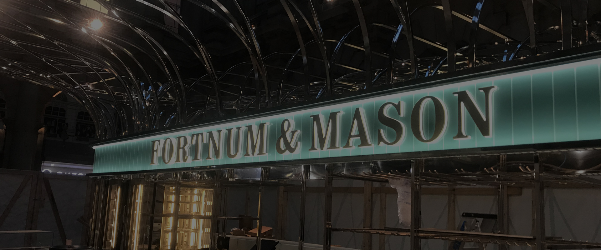 homepage-banner-1 fortnum & mason internal illuminated signage