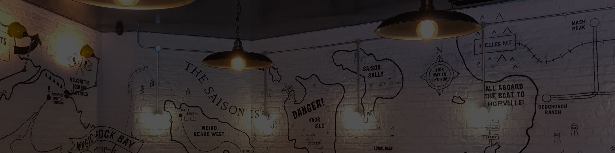 traditional graphics inside shop